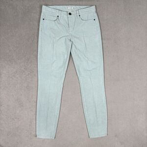 J.Crew Stretch Vintage Cords Corduroy Pants Womens Sz 27 Favorite Fit Blue 29x28